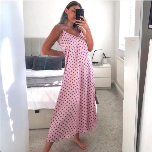 Zara Dresses & Skirts - ZARA • Polka dot slip dress
